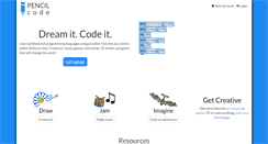 Desktop Screenshot of pencilcode.net